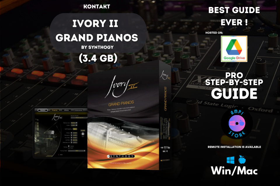 Synthogy Ivory II Grand Pianos -KONTAKT [win+mac]