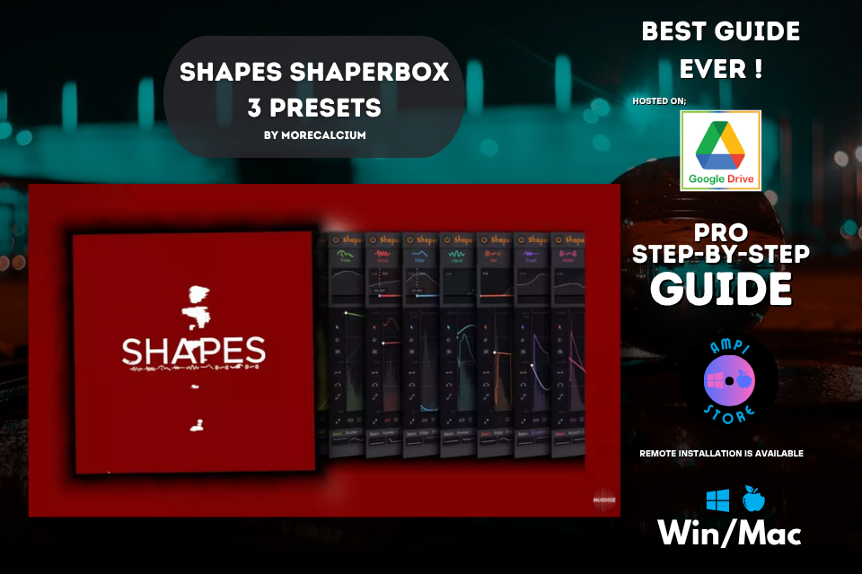 Shaperbox3 PRESETS @morecalcium [win+mac]